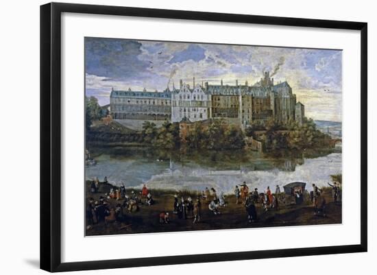 The Royal Palace of Brussels, Ca. 1627-Pieter Brueghel the Younger-Framed Giclee Print