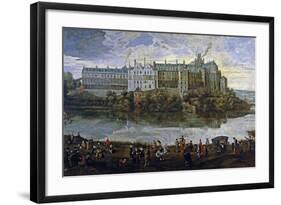 The Royal Palace of Brussels, Ca. 1627-Pieter Brueghel the Younger-Framed Giclee Print