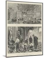 The Royal Palace of Laeken, Brussels, Destroyed by Fire-Amedee Forestier-Mounted Giclee Print