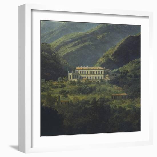 The Royal Palace of Quisisana, Near Naples-Johan Christian Clausen Dahl-Framed Giclee Print