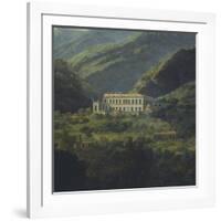 The Royal Palace of Quisisana, Near Naples-Johan Christian Clausen Dahl-Framed Giclee Print