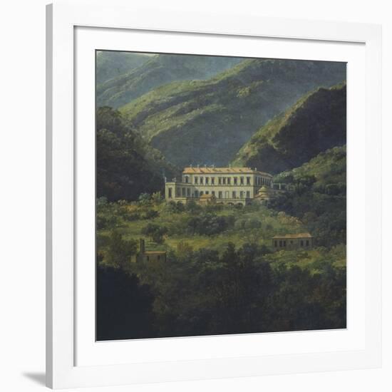 The Royal Palace of Quisisana, Near Naples-Johan Christian Clausen Dahl-Framed Giclee Print