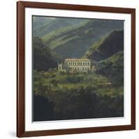 The Royal Palace of Quisisana, Near Naples-Johan Christian Clausen Dahl-Framed Giclee Print