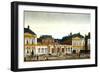 The Royal Palace, Paris, France Engraving-null-Framed Giclee Print