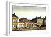 The Royal Palace, Paris, France Engraving-null-Framed Giclee Print