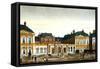 The Royal Palace, Paris, France Engraving-null-Framed Stretched Canvas