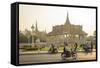 The Royal Palace, Phnom Penh, Cambodia, Indochina, Southeast Asia, Asia-Yadid Levy-Framed Stretched Canvas