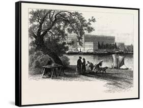 The Royal Palace, Stockholm, Sweden, 19th Century-null-Framed Stretched Canvas