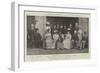 The Royal Party and Other Guests at Warwick Castle-null-Framed Giclee Print