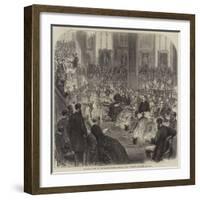 The Royal Party at the Norwich Musical Festival, in St Andrew's Hall-null-Framed Giclee Print