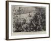 The Royal Party Leaving the Tower Bridge in the Palm for Westminster-Charles Joseph Staniland-Framed Giclee Print