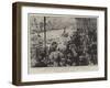 The Royal Party Leaving the Tower Bridge in the Palm for Westminster-Charles Joseph Staniland-Framed Giclee Print