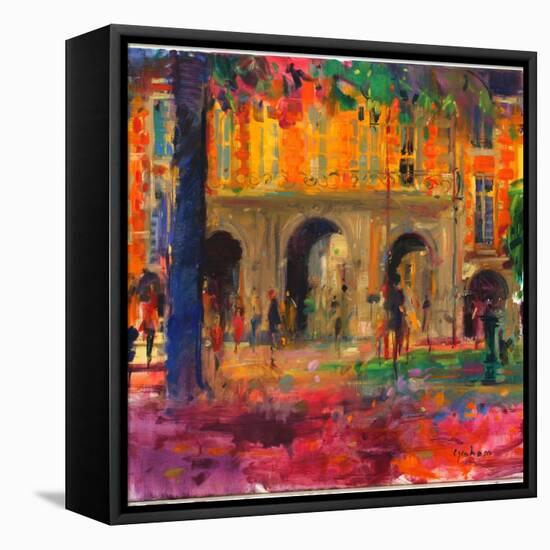 The Royal Pavillion, Place Des Vosges-Peter Graham-Framed Stretched Canvas