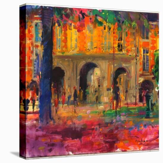 The Royal Pavillion, Place Des Vosges-Peter Graham-Stretched Canvas