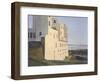 The Royal Pier Hotel. Evening Light with Elderly Couple, 2006-Peter Breeden-Framed Giclee Print