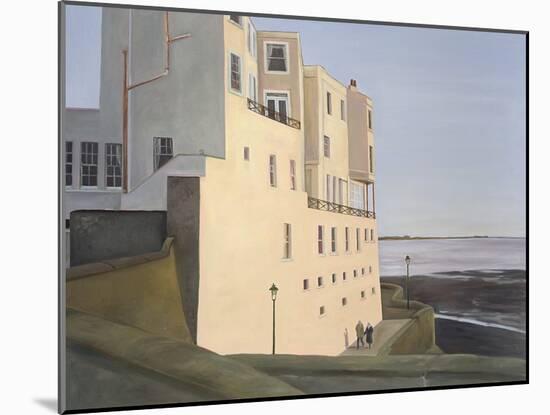 The Royal Pier Hotel. Evening Light with Elderly Couple, 2006-Peter Breeden-Mounted Giclee Print