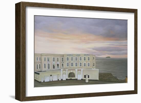 The Royal Pier Hotel, Winters Evening, 2006-Peter Breeden-Framed Giclee Print