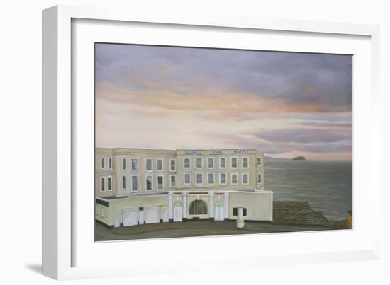 The Royal Pier Hotel, Winters Evening, 2006-Peter Breeden-Framed Giclee Print