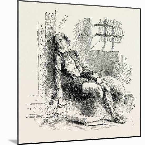 The Royal Poet in His Prison-null-Mounted Giclee Print
