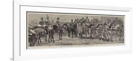 The Royal Procession at the Opening of Parliament, 21 January 1886-Richard Caton Woodville II-Framed Premium Giclee Print