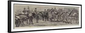 The Royal Procession at the Opening of Parliament, 21 January 1886-Richard Caton Woodville II-Framed Premium Giclee Print