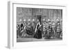 The Royal Procession in Westminster Palace on the Way to the House of Lords, 1886-null-Framed Giclee Print