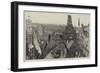 The Royal Procession Passing under the Eiffel Tower from the Gardens-null-Framed Giclee Print