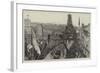 The Royal Procession Passing under the Eiffel Tower from the Gardens-null-Framed Giclee Print