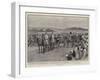 The Royal Review at Aldershot, the King's Colonials Marching Past the Queen-John Charlton-Framed Giclee Print