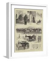 The Royal Review at Aldershot-null-Framed Giclee Print