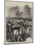 The Royal Review at Windsor, Her Majesty Driving Down the Line-Godefroy Durand-Mounted Giclee Print