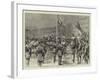 The Royal Review of Scottish Volunteers at Edinburgh, at the Saluting Point-Godefroy Durand-Framed Giclee Print