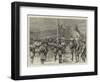 The Royal Review of Scottish Volunteers at Edinburgh, at the Saluting Point-Godefroy Durand-Framed Giclee Print