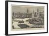 The Royal Review of the Troops from Egypt, Bird'S-Eye View of the Scene-null-Framed Giclee Print