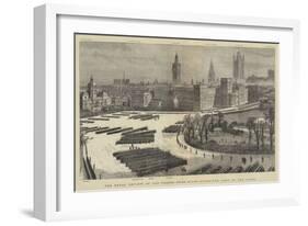 The Royal Review of the Troops from Egypt, Bird'S-Eye View of the Scene-null-Framed Giclee Print