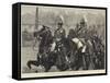 The Royal Review of Troops from Egypt, the Life Guards Passing the Queen-George L. Seymour-Framed Stretched Canvas