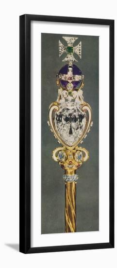 'The Royal Sceptre with The Cross', 1937-Unknown-Framed Photographic Print