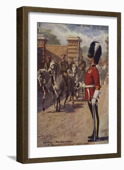 The Royal Scots Greys-Henry Payne-Framed Giclee Print