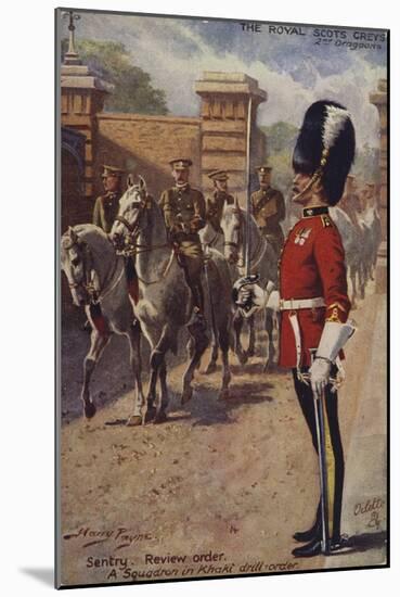 The Royal Scots Greys-Henry Payne-Mounted Giclee Print