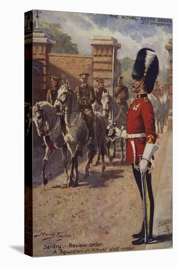 The Royal Scots Greys-Henry Payne-Stretched Canvas