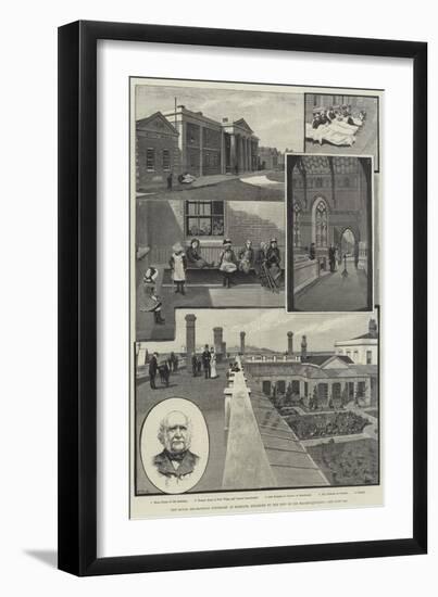 The Royal Sea-Bathing Infirmary at Margate, Enlarged by the Gift of Sir Erasmus Wilson-Amedee Forestier-Framed Giclee Print