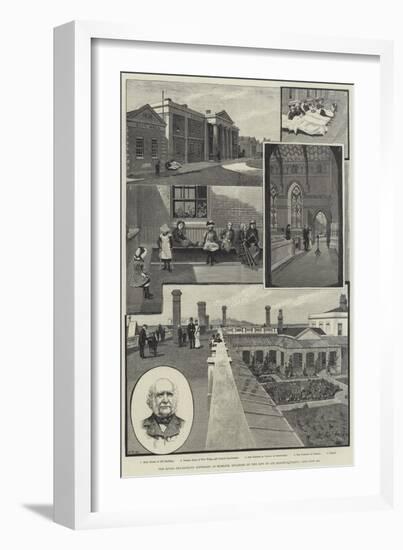 The Royal Sea-Bathing Infirmary at Margate, Enlarged by the Gift of Sir Erasmus Wilson-Amedee Forestier-Framed Giclee Print