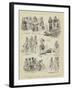 The Royal Silver Wedding at Brussels, Character Sketches-null-Framed Giclee Print