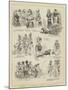 The Royal Silver Wedding at Brussels, Character Sketches-null-Mounted Giclee Print