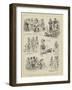 The Royal Silver Wedding at Brussels, Character Sketches-null-Framed Giclee Print