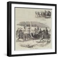 The Royal Sledge-null-Framed Giclee Print