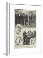 The Royal Society Annual Conversazione at Burlington House, Exhibition of Scientific Novelties-Thomas Walter Wilson-Framed Giclee Print