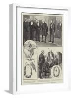 The Royal Society Annual Conversazione at Burlington House, Exhibition of Scientific Novelties-Thomas Walter Wilson-Framed Giclee Print