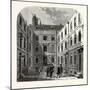 The Royal Society's House in Crane Court London-null-Mounted Giclee Print