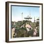 The Royal Stand at the Hermitage Race Tracks, Copenhagen, Denmark-Leon, Levy et Fils-Framed Photographic Print